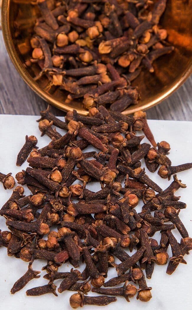 Fresh spices and tropical fruits from Zanzibar spice farm